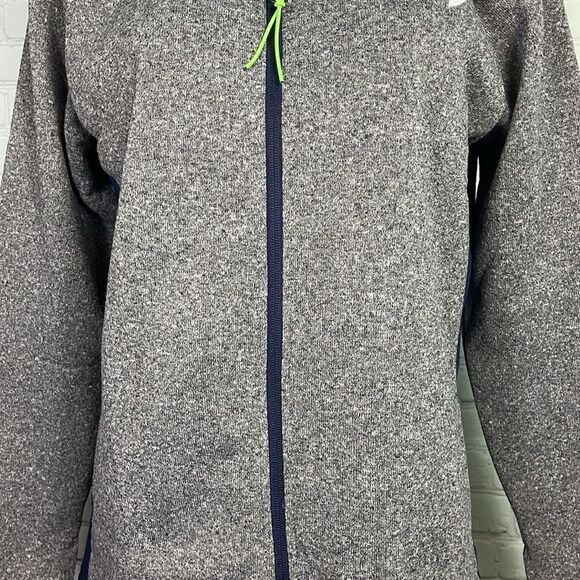 Seattle Seahawks full Zip-up knit fleece jacket or sweatshirt - Picture 2 of 6